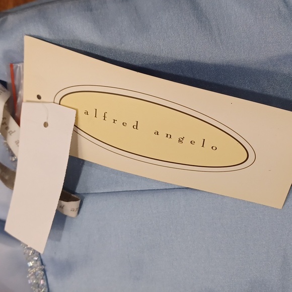 Alfred Angelo 2 Piece "Blue Frost" Taffeta Dress NEW Sz. 14 - Picture 7 of 9